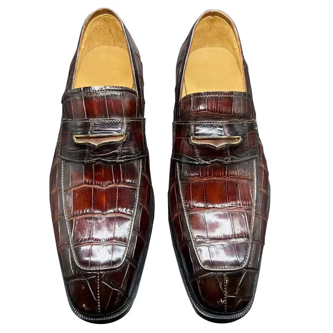 

Yingshang, Новое поступление, мужская обувь derss, мужская формальная обувь из крокодиловой кожи для мужчин, цвет кисти из крокодиловой кожи