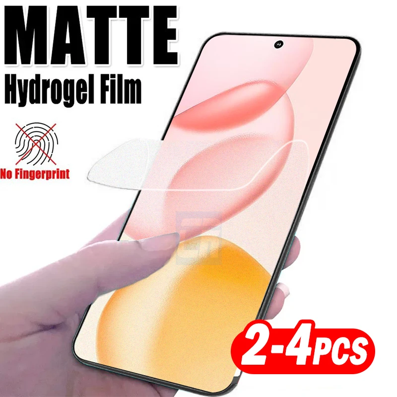 

2-4Pcs Anti-Glare Matte Hydrogel Film for Honor 400 Pro 300 200 Smart 90 70 Lite Screen Protector for Honor X9 X8 X7 20 Film
