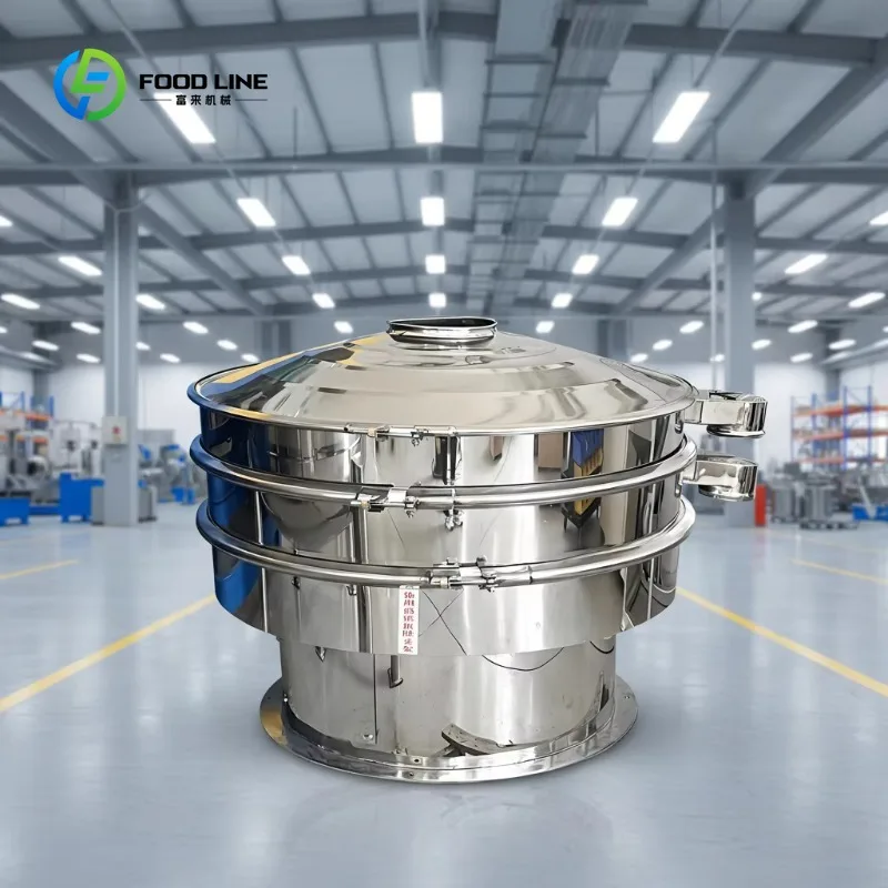 Vibrating Screening Machine Motor-Driven High Mobile Sieving Equipment Ultrasonic Stainless Steel for Food Chemical Fine Powder
