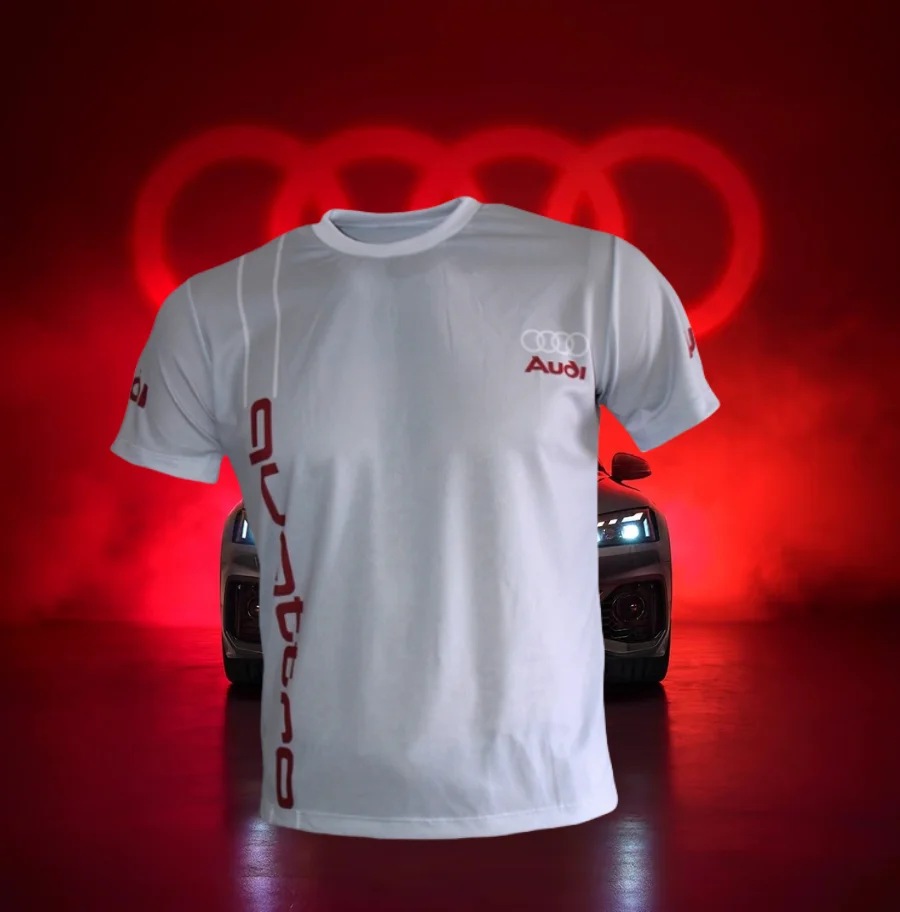 

Audi Authorization S-Line Quattro Superpower Motorsport Race T-Shirt Men Women Clothes Breathable Quick-drying Sweat-absorbing