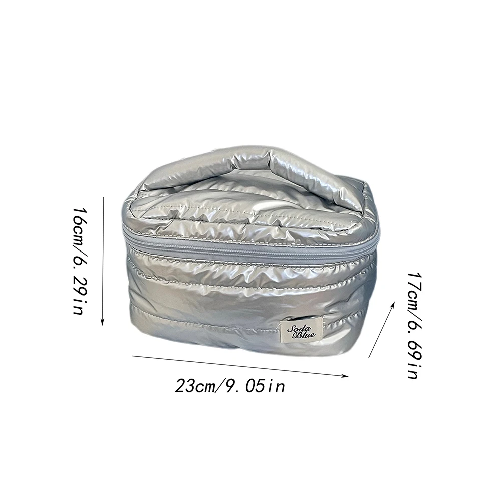 Großhandel große Kapazität wasserdichte Make-up-Handtasche Reise Frauen kosmetische Toilettenartikel Aufbewahrungstasche elegante Damen quadratische Reißverschlusstasche – Detail 1