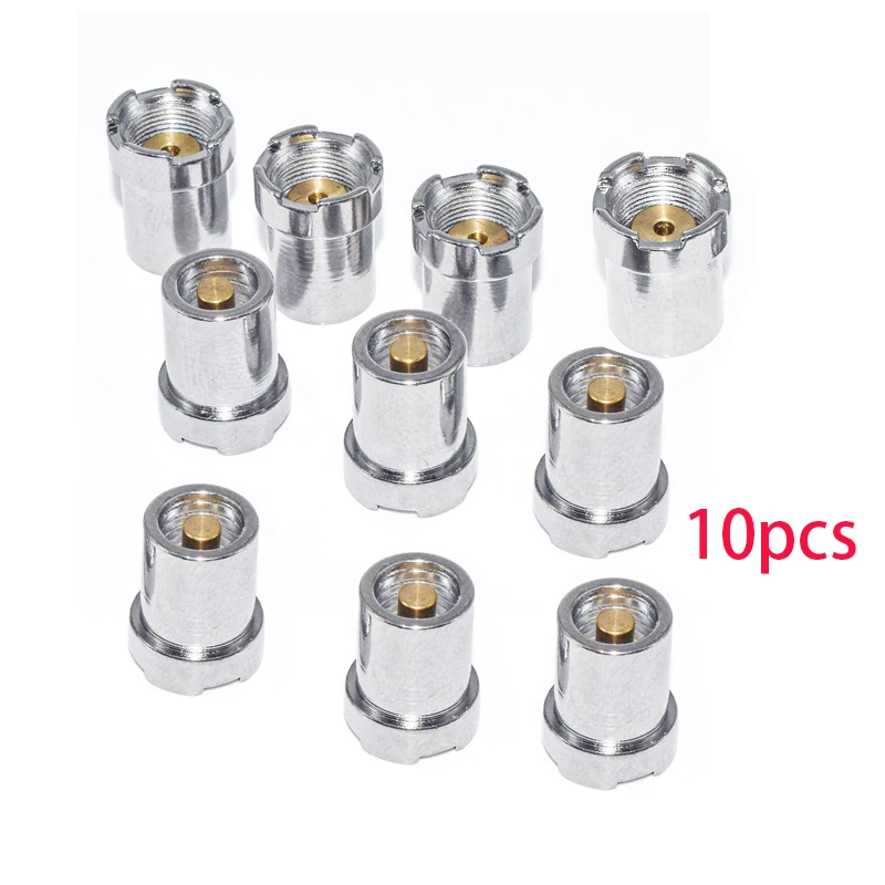 10 PCS CBD Atomizador Eletrodo de Latão Perfurado Adaptador de Anel Magnético 510 Adaptador Universal