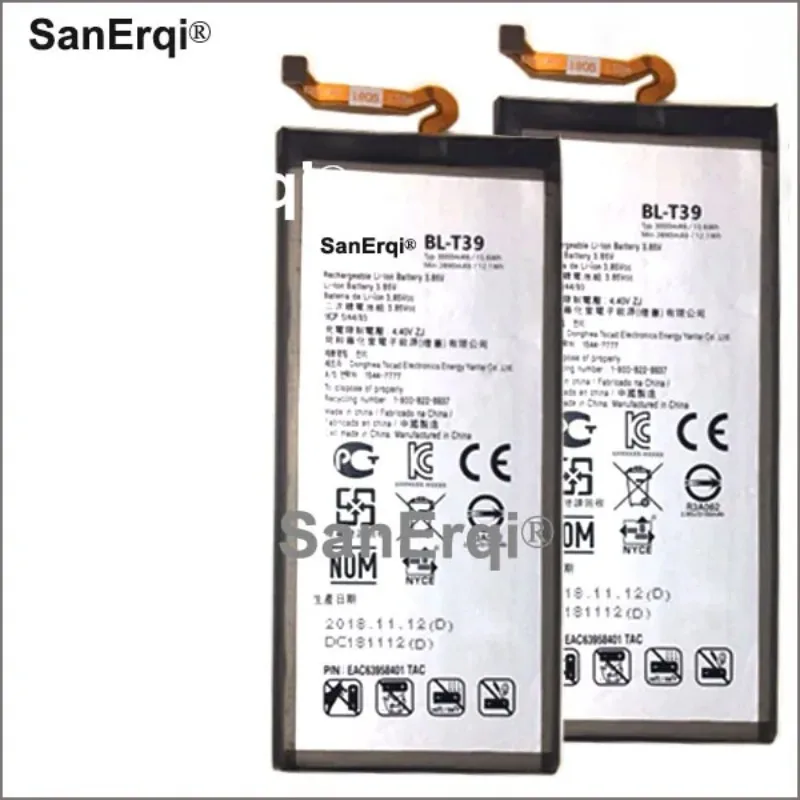 

BL-T39 Battery For LG G7 G7+ G7ThinQ LM G710 ThinQ G710 Q7+ LMQ610 BL T39 Mobile Phone Batteries
