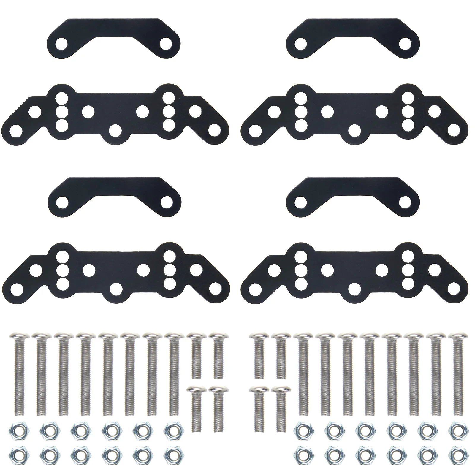 Aluminum Axle Link Shock Absorber Bracket Front Rear Mount for  Tamiya Bullhead Clodbuster Chassis Upgrades Parts