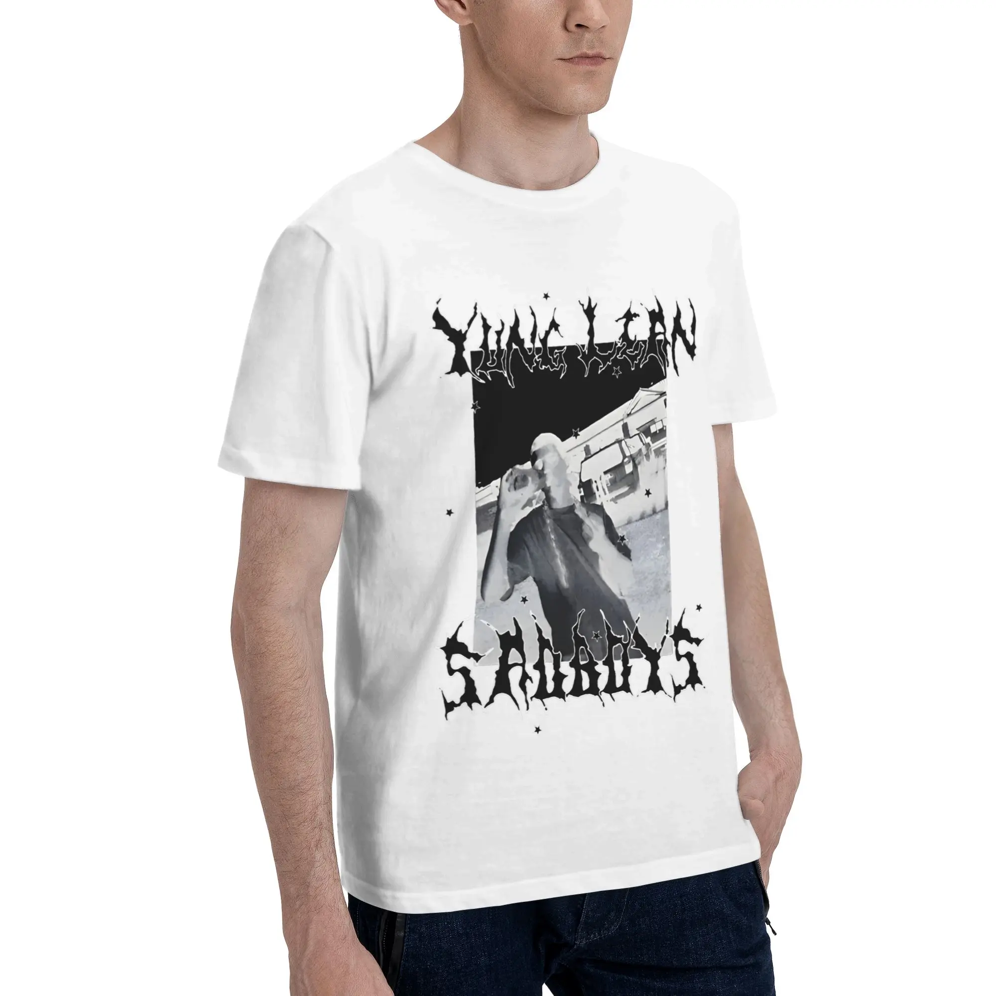 Yung Lean Warlord  Outfit Men Women T Shirt 100% Cotton Tee Graphic Printing  Tops T-shirt