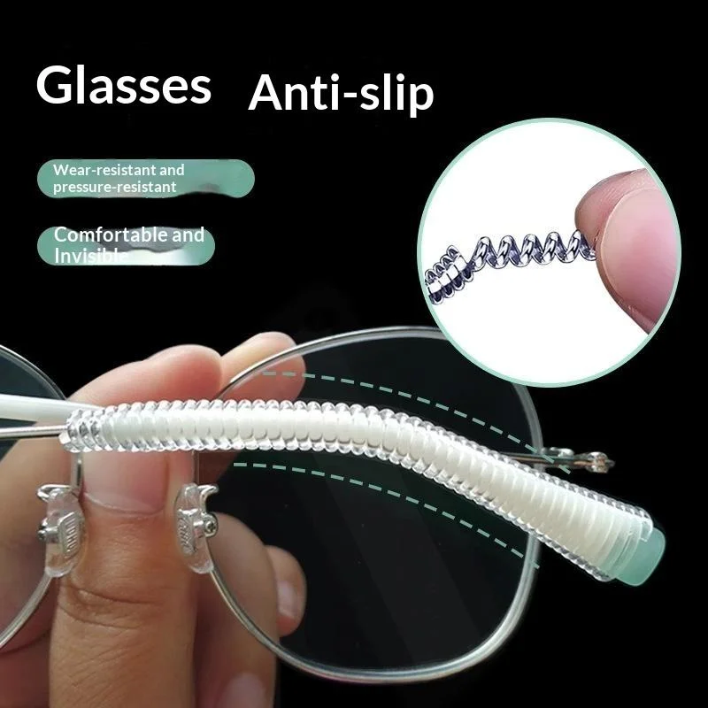 Anti Slip Glasses Silicone Ear Hooks For Sports Non Slip Eyewear Retainer Frame Grips To Prevent Falling Off〔CC55〕