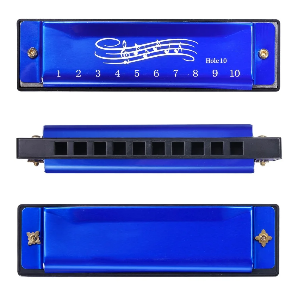 دائم ABS البلوز هارمونيكا معدن مستطيل للمبتدئين الهدايا التعليمية آمنة لعبة هارمونيكا للأطفال