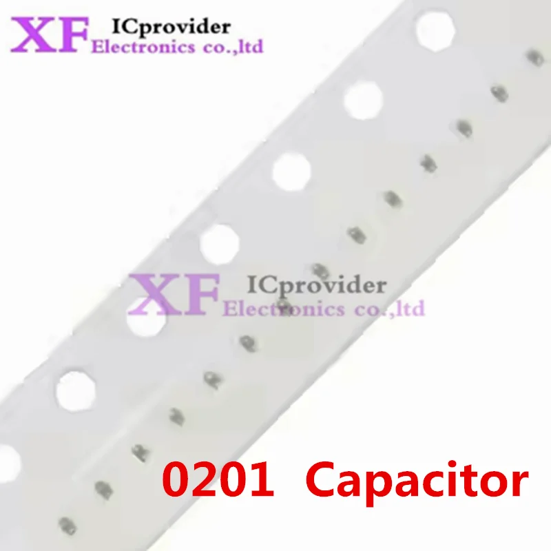 100PCS 0201 SMD Chip Ceramic Capacitor 0.5pF - 4.7uF 10pF 22pF 100pF 220pF 470pF 1nF 2.2nF 4.7nF 10nF 15nF 22nF 100nF 104 103