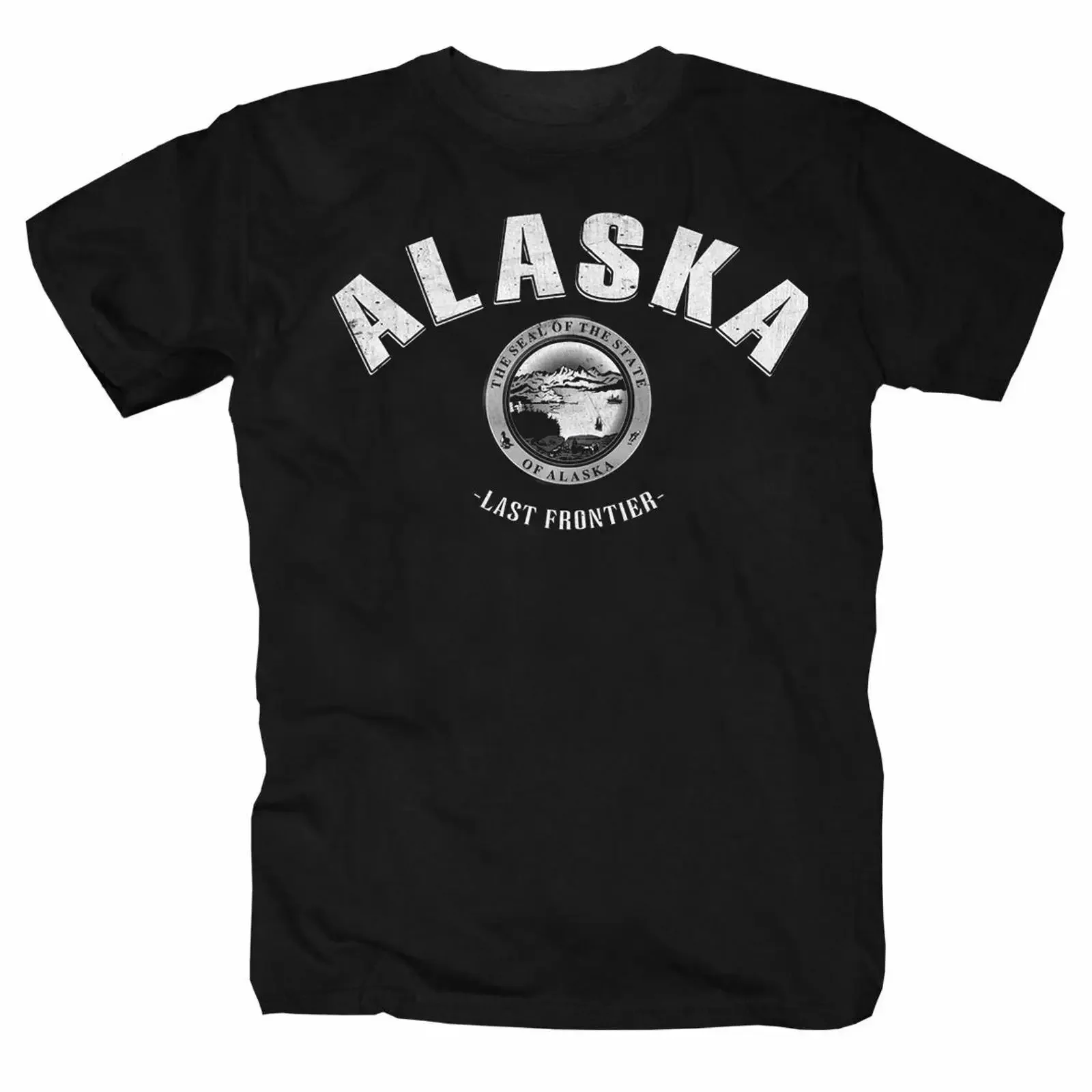 Alaska Bundesstaat America USA Husky Eisbären Robben T ShirT S 5XL vintage Washed Slightly Versatile Soft fashion Unisex Casual