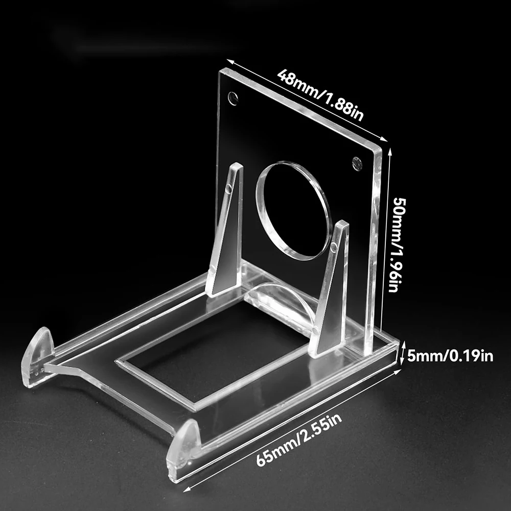 10/20pcs Mini Display Stand Clear Acrylic Display Easels Adjustable Plate Holder Stand Picture Frames Rack Wedding Home Decor