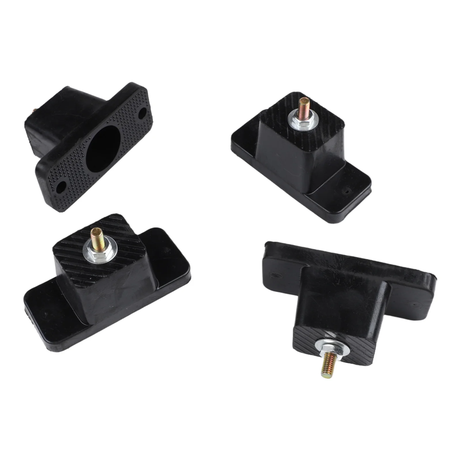 Four Piece Rubber Vibration Dampers for Outdoor Air Conditioner Units to Provide Stable Support and Reduce Operational Noise