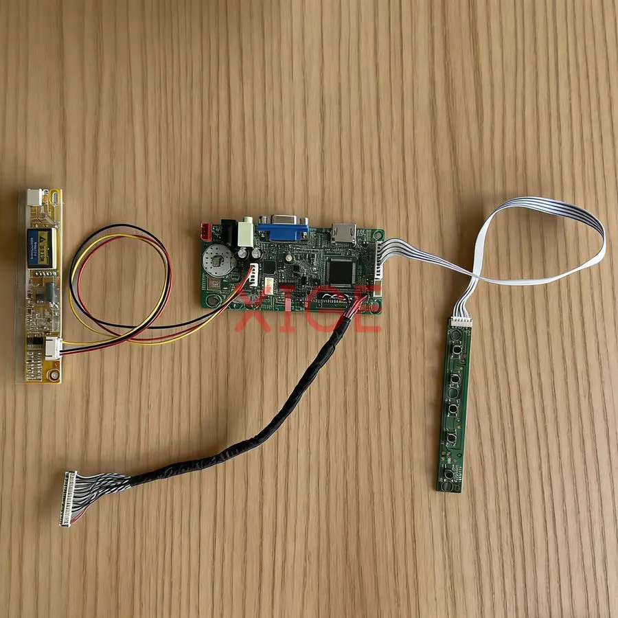 For HT141WXB LTN141W1 LTN141W3 HT141WX1 LCD Display Drive Controller Board Kit DIY VGA+HDMI 1280*800 1-CCFL 1280x800 30 Pin LVDS