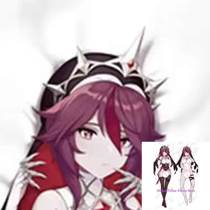 

Dakimakura Anime Pillow Cover Rosaria Double Sided Print Life-size Halloween Christmas Decoration