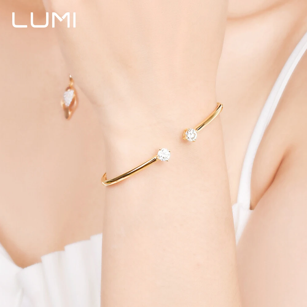 

Total 1CT Original Moissanite S925 Silver Adjustable Bracelet Best Gifts for Women Party Anniversary Birthday Jewelry Present