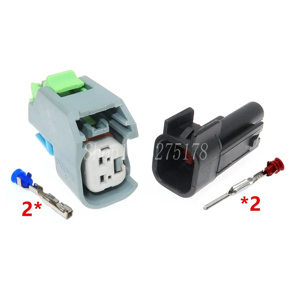 1 Set 2 Pin 15419715 15423278 15423276 Car Fuel Line Quick Injector Wire Harness Connector For Buick