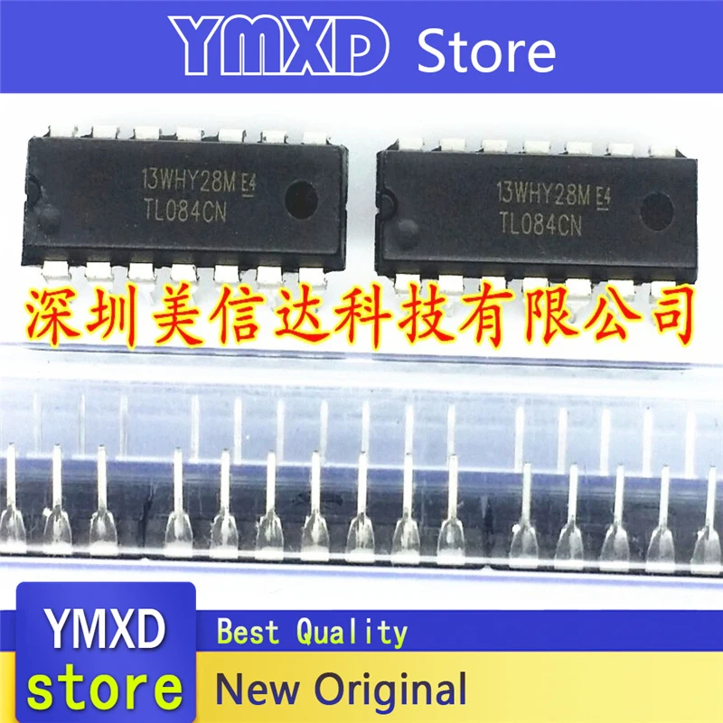 10pcs/lot New Original TL084CN TL084 linear-amplifier-instrumentation/quad -14 amplifier DIP-14 In Stock