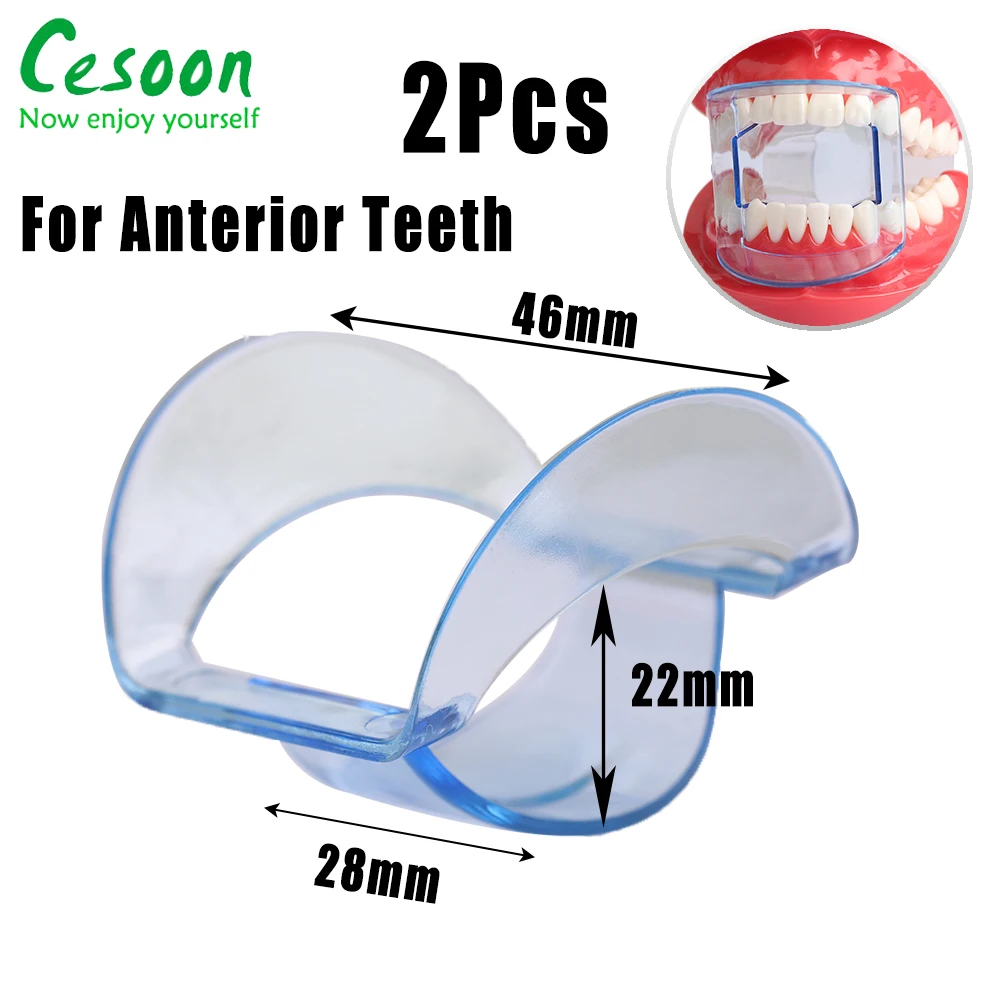 2Pcs Dental Lip Retractor Tooth Dilator Opener Anterior Posterior Tooth Cheek Autoclave Double Lip Retractor Mouth Opener Tools