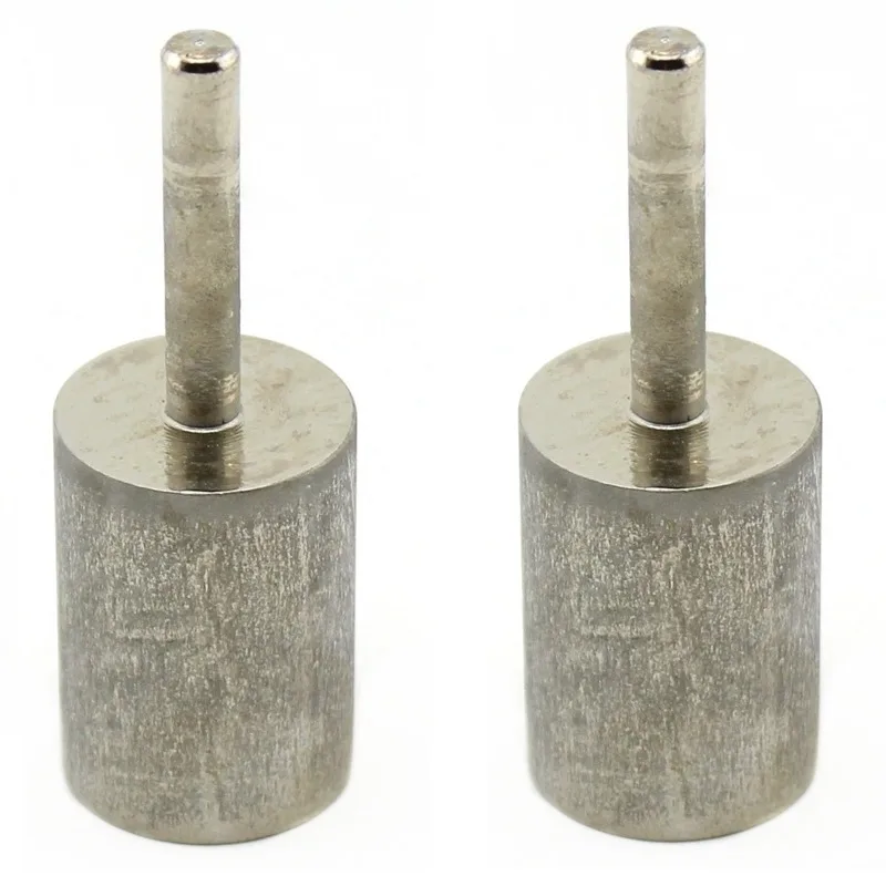 Cylindrical Diamond Grinding Bit 6mm Shank Fine Grit Diamond Burr for Jade Stone Carving Polishing and Surface Sanding
