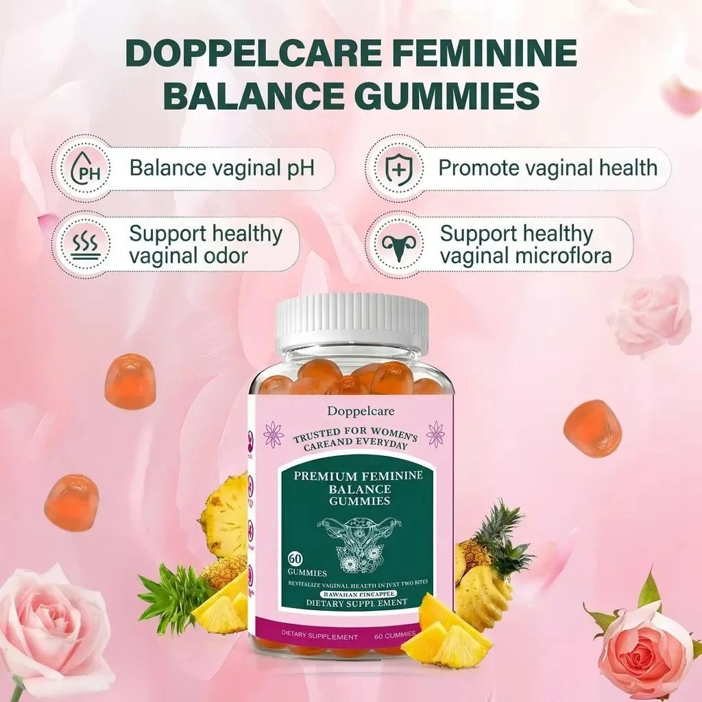Feminine Balance Gummies Women Intimate Supplement Gummies Regulate Vaginal pH Boost Private Area Comfort For Ladies All Ages