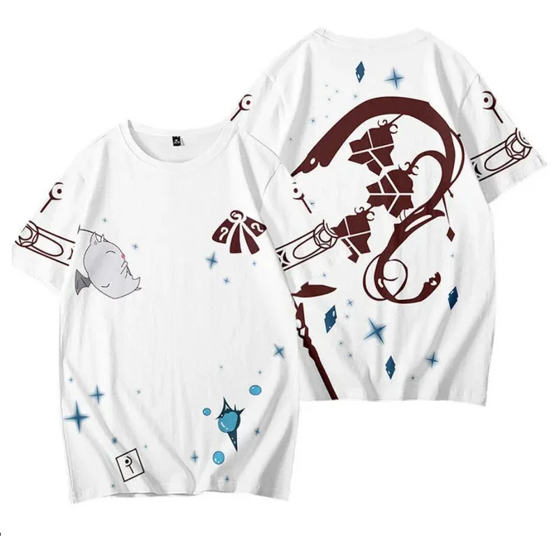 DY20New FINAL FANTASY 14 XIV T-shirt Ala Mhigo haori kimono Anime t shirt Polyester Summer Short-sleeve Tees tops25