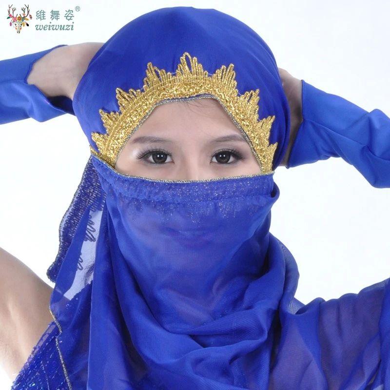 Véu de dança do ventre exótico índiatribal para mulheres traje véu de dança oriental phnom penh véu médio oriente acessórios de dança