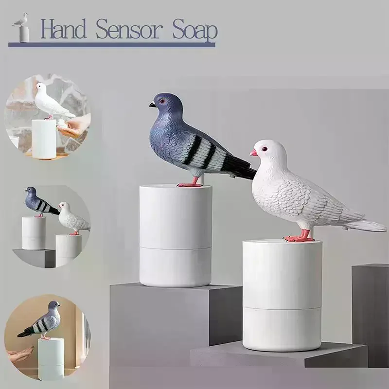 Pigeon Shape Soap Dispenser Automatic Induction Foam Hand Washer Fine Foam Touchless Automatic Sensing Hygienic Foam Dispenser