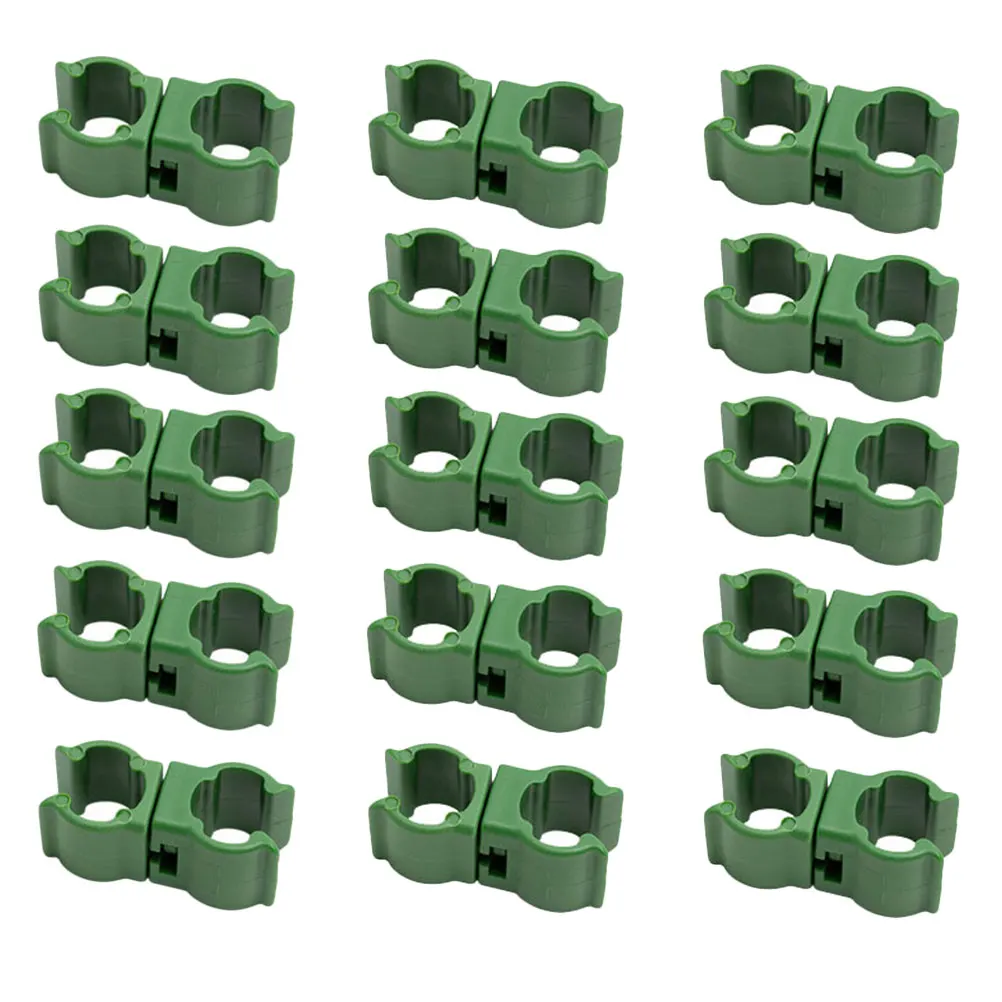 

50 Pcs Plastic Plant Connector Lightweight Garden Stake Fasteners Simple Vine Climbing Support Frame Fixing