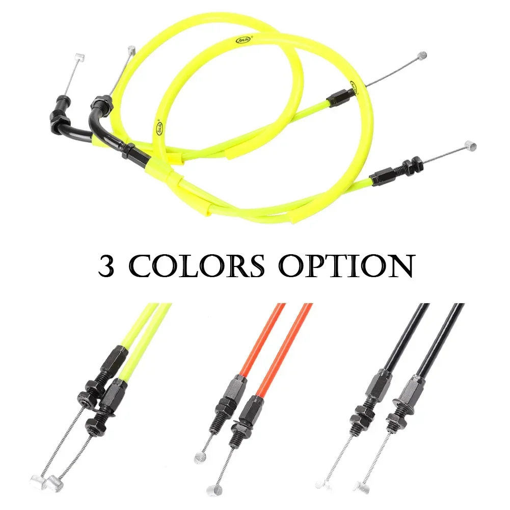 For Honda CB1300 2003-2007 2008 2009 2010 2011 2012 2013 2014 2015 2016 2Pcs Motorcycle Throttle Cables Accelerator Lines Wire