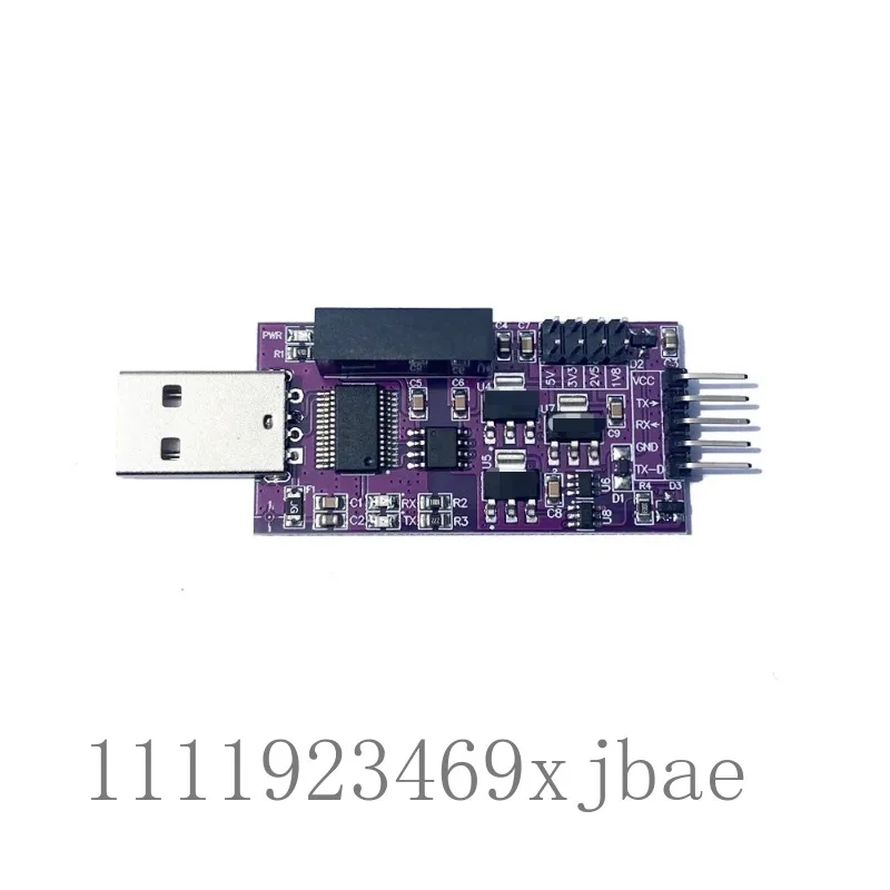 Industrial Isolated USB to TTL Serial Module, Multi Voltage Level Shift Board Support 1.8V 2.5V 3.3V 5V