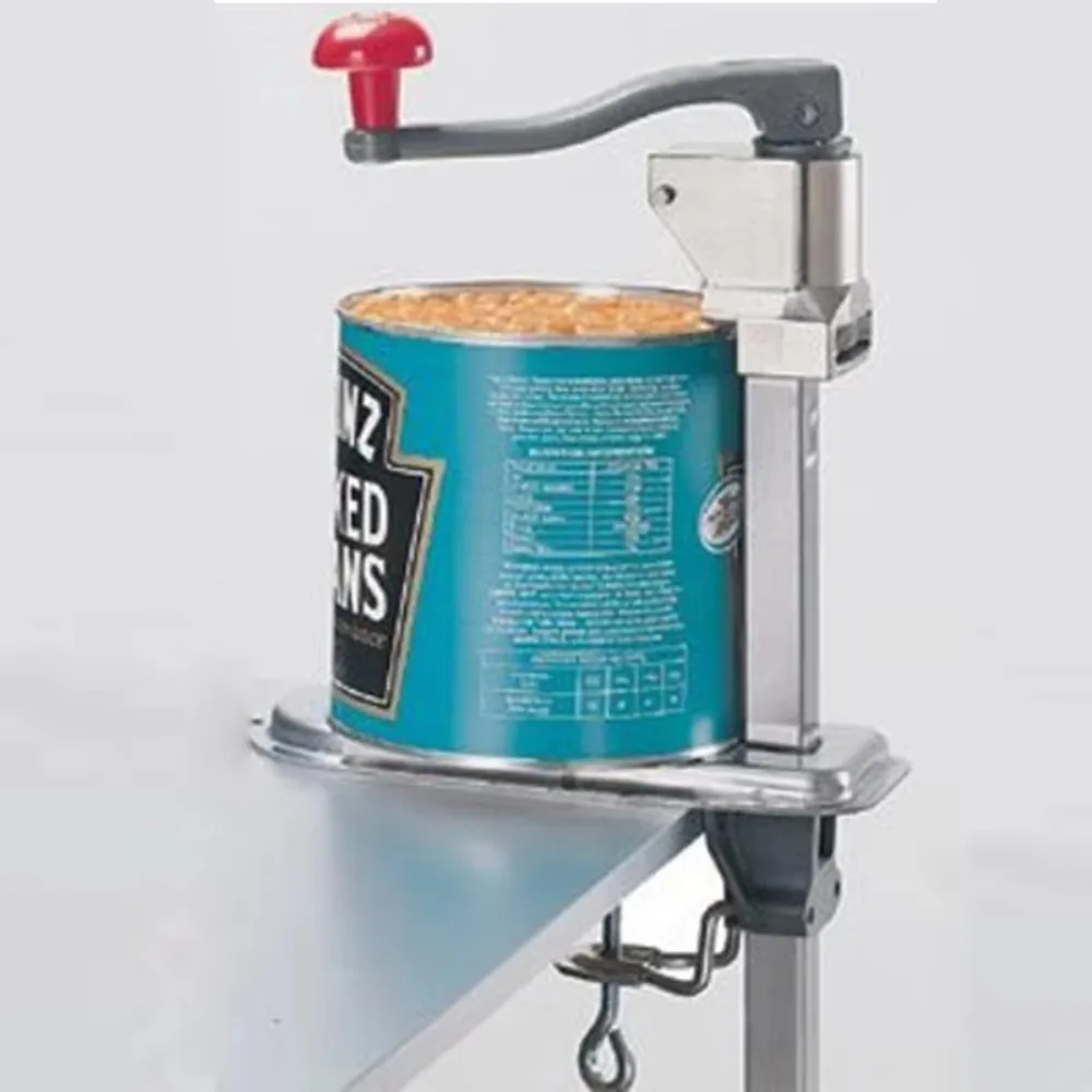 Heavy Duty Stainless Steel Commercial Can Opener Large Handheld Tabletop Tool for Restaurant Hotel Kitchen Bar Ship