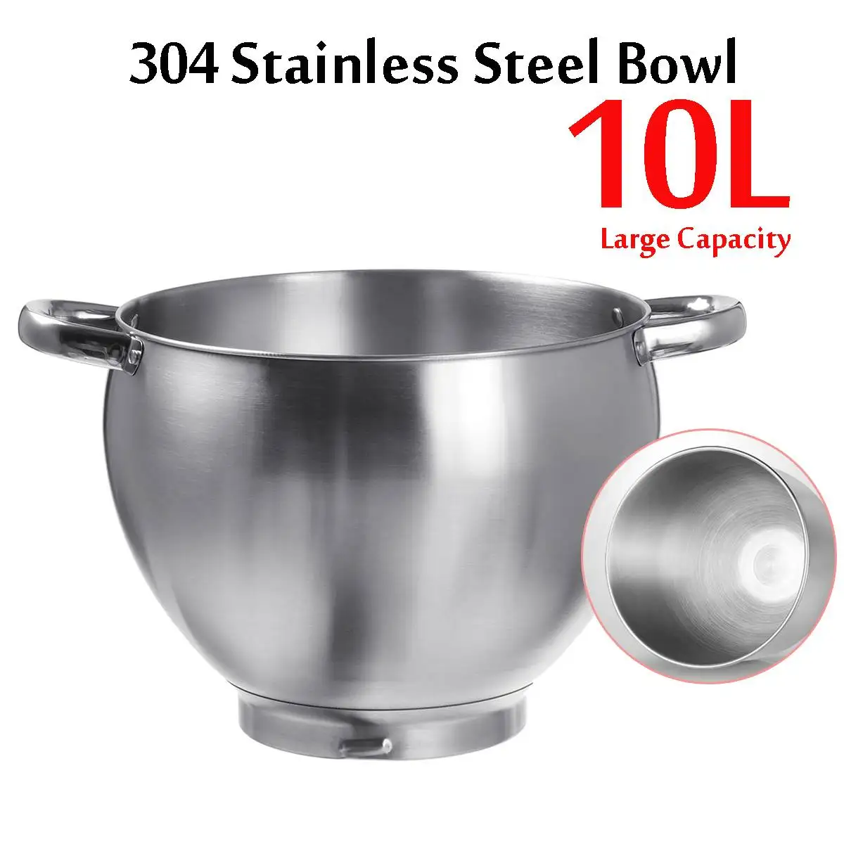 2000W Stand Mixer 10L Stainless Steel Bowl 6speed Kitchen Food Blender Cream Egg Whisk Cake Maker Dough Chef Kneader Bread Mixer