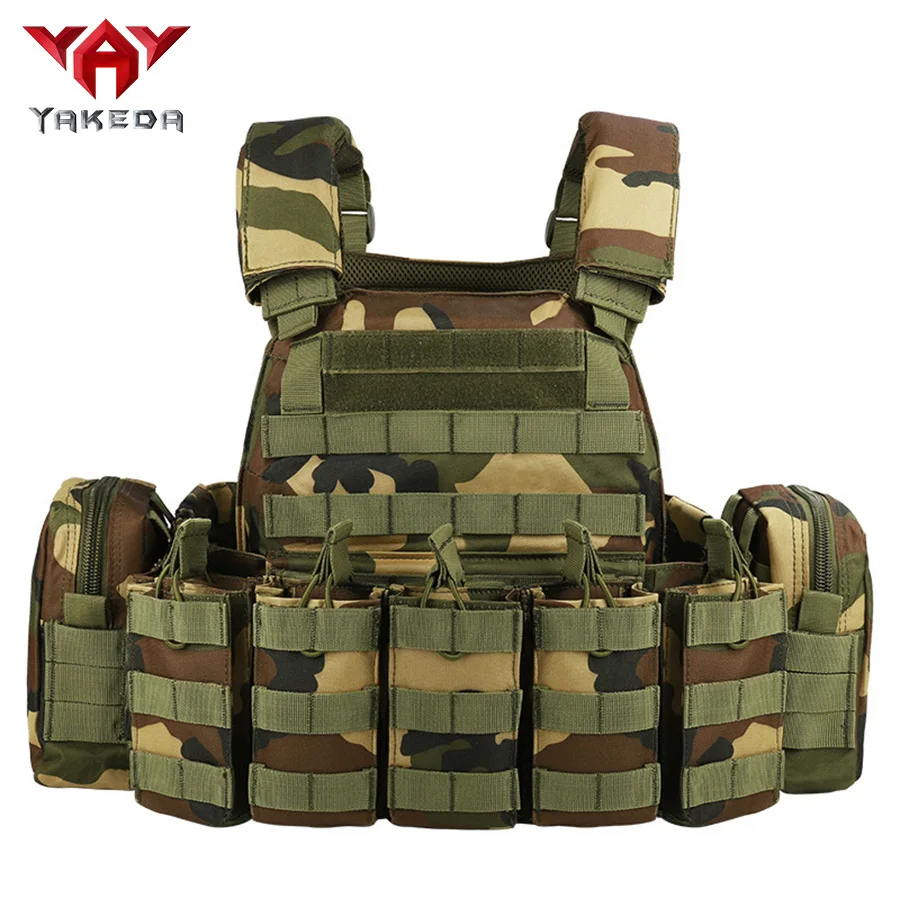 Yakeda Camouflage Amfibisch Trainingsvest, Outdoor Cs Trainingsvest