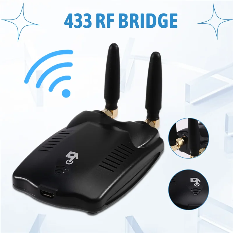 B47C Für Ewelink 433Mhz Rf Brücke Konvertieren Wifi Signal Smart Home Fernbedienung Rf Gateway Brücke Vorhang Garage Tür Steuerung
