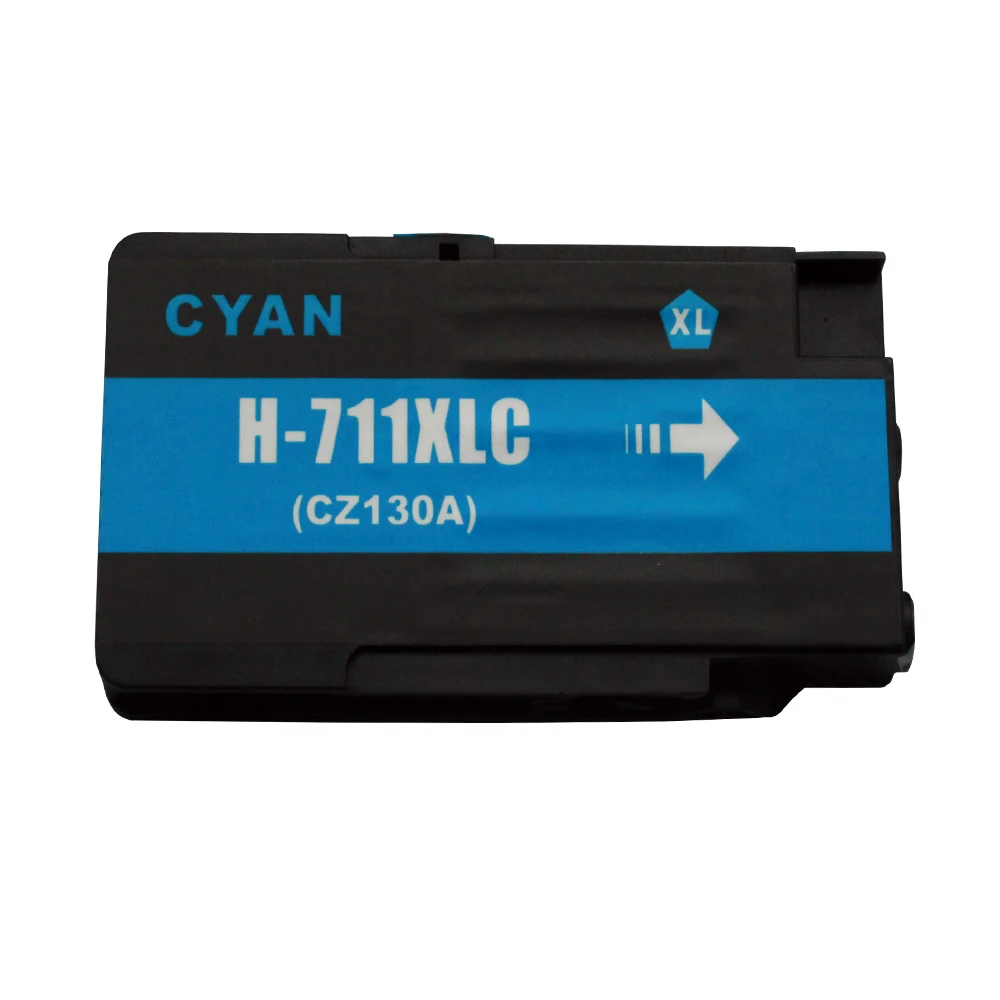 COAAP-cartucho de tinta 711 para impresora, Compatible con HP711 Designjet T 120 520, T120 T520 24-in, ePrinter con Chip para HP 711 XL