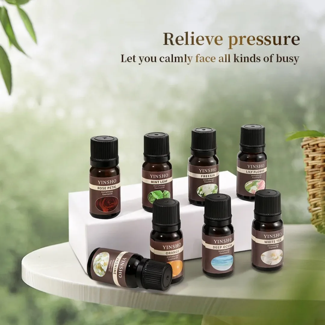 

13 Water-Soluble Essential Oils – 10ml Aroma Spray Essential Oil Set Multi-Scent, Non-Irritant for Guest Rooms & Bathrooms