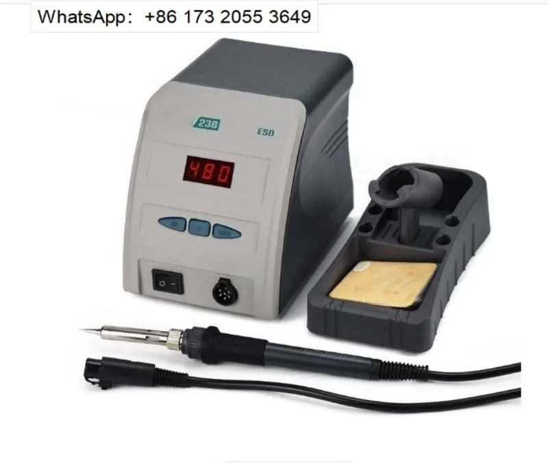 90W Le-ad Free Digital Soldering Station 236 ESD Safe Iron For Electronic Component Welding Repair