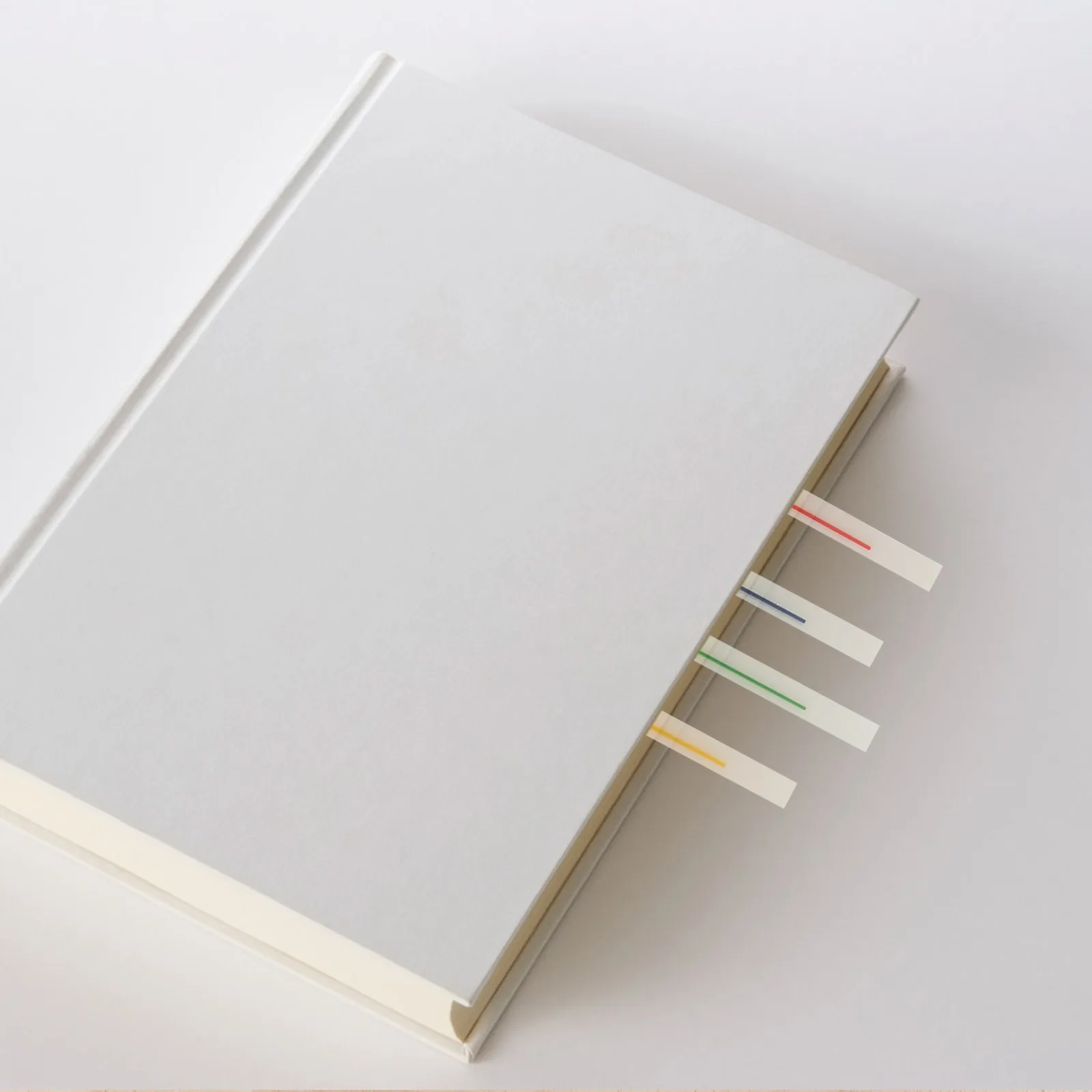 

4 Books PET Colored Sticky Tabs Highlight Strips Notebook Annotation Supplies Reading Markers Aesthetic Bookmarks