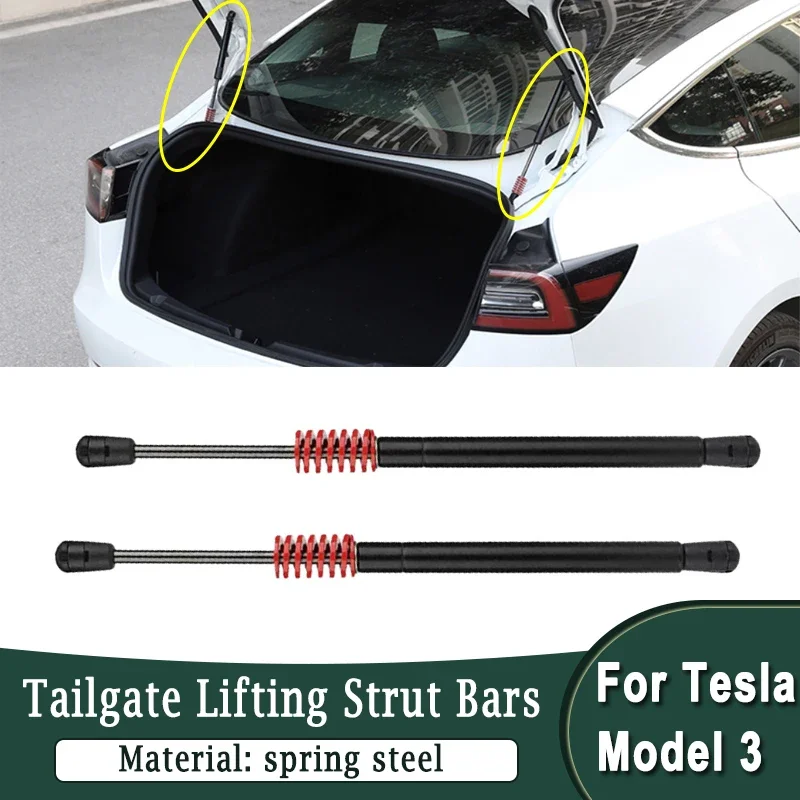 

For Tesla Model 3 2017-2022 Automatic Tailgate Lifting Strut Bars Shock Support Rod Rear Trunk Boot Pneumatic Air Struts Bars