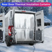 Rear Door Thermal Insulation Curtains Motorhome Caravan For Fiat Ducato X250/X290 Peugeot Boxer Citroen Relay RV 2pcs Design