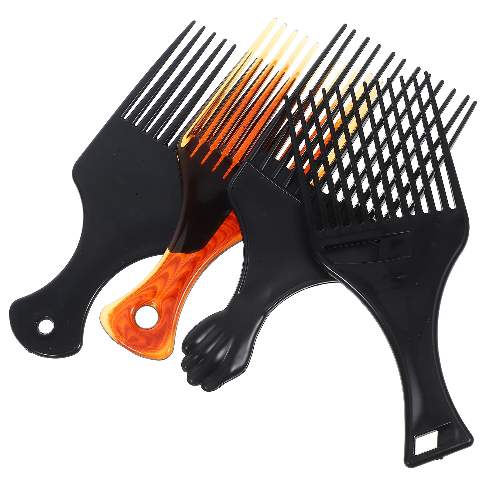 

Large Comb Hair Pick for Curly Wide Tooth Combs Women Accessories Abs Man Clips
