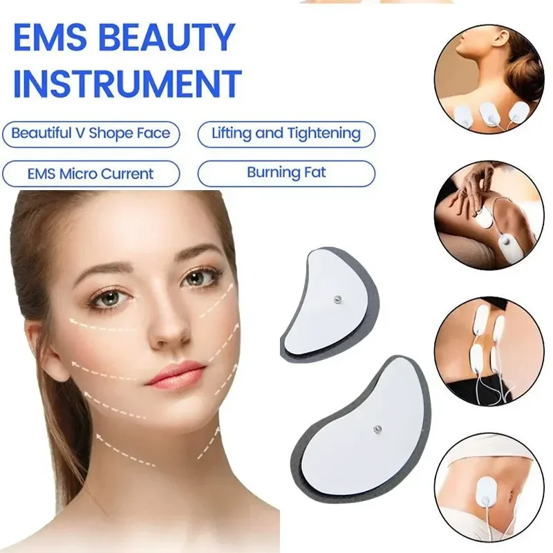 EMS Facial Massager 8 Modes 19 Levels Eye Face Lift Skin Tightening Anti-Wrinkle V-Shaped Face Muscle Stimulator Beauty Devic