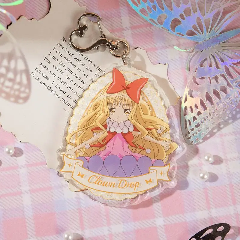 Shugo Chara! Official Merch Acrylic Pendant Japanese Girl Comics Peripherals AmuletSpade AmuletClover DearBaby PlatinumRoyal