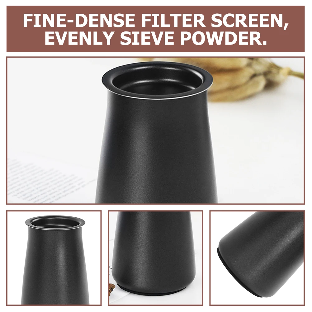 

Flour Strainer for Baking Sifter Sieve Coffee Powder Dust-proof Mesh Filter Cup