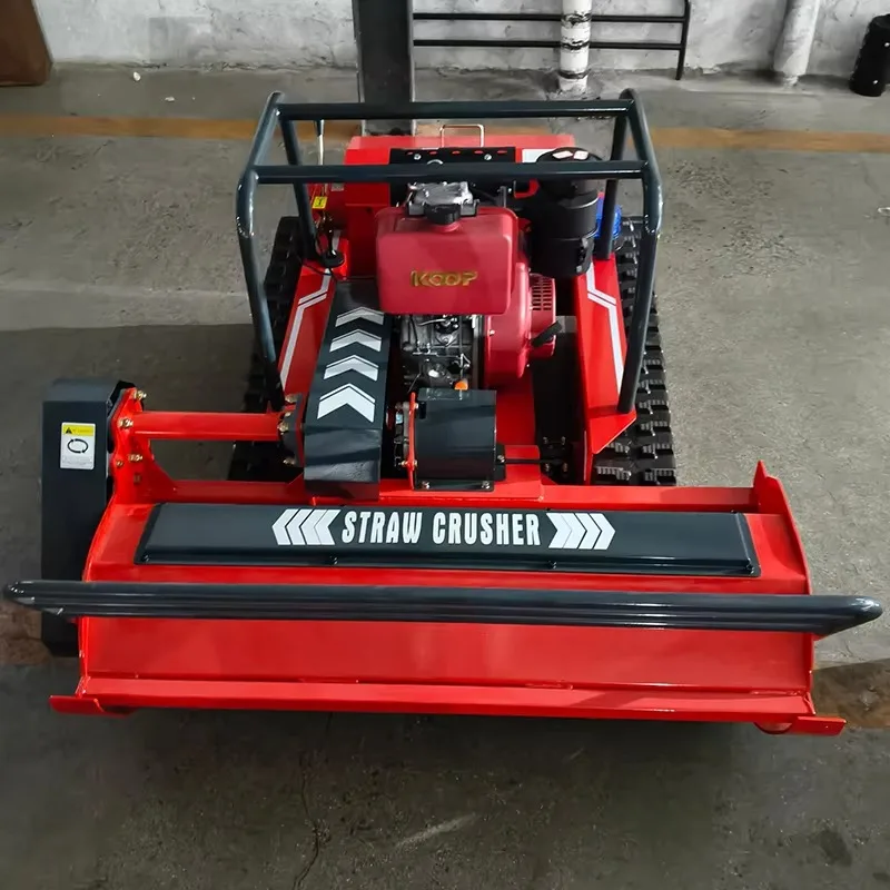 

【2026】Factory Direct Supply Agricultural Remote Control Lawn Mower Crawler Lawn Mower