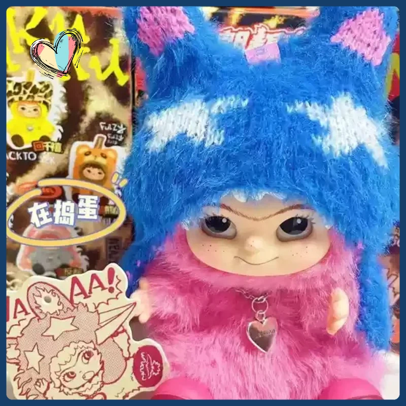 

3#wokuku mao mao na moda festa série vinil artesanal decoração caixa cega bonito pingente boneca presente da menina brinquedo