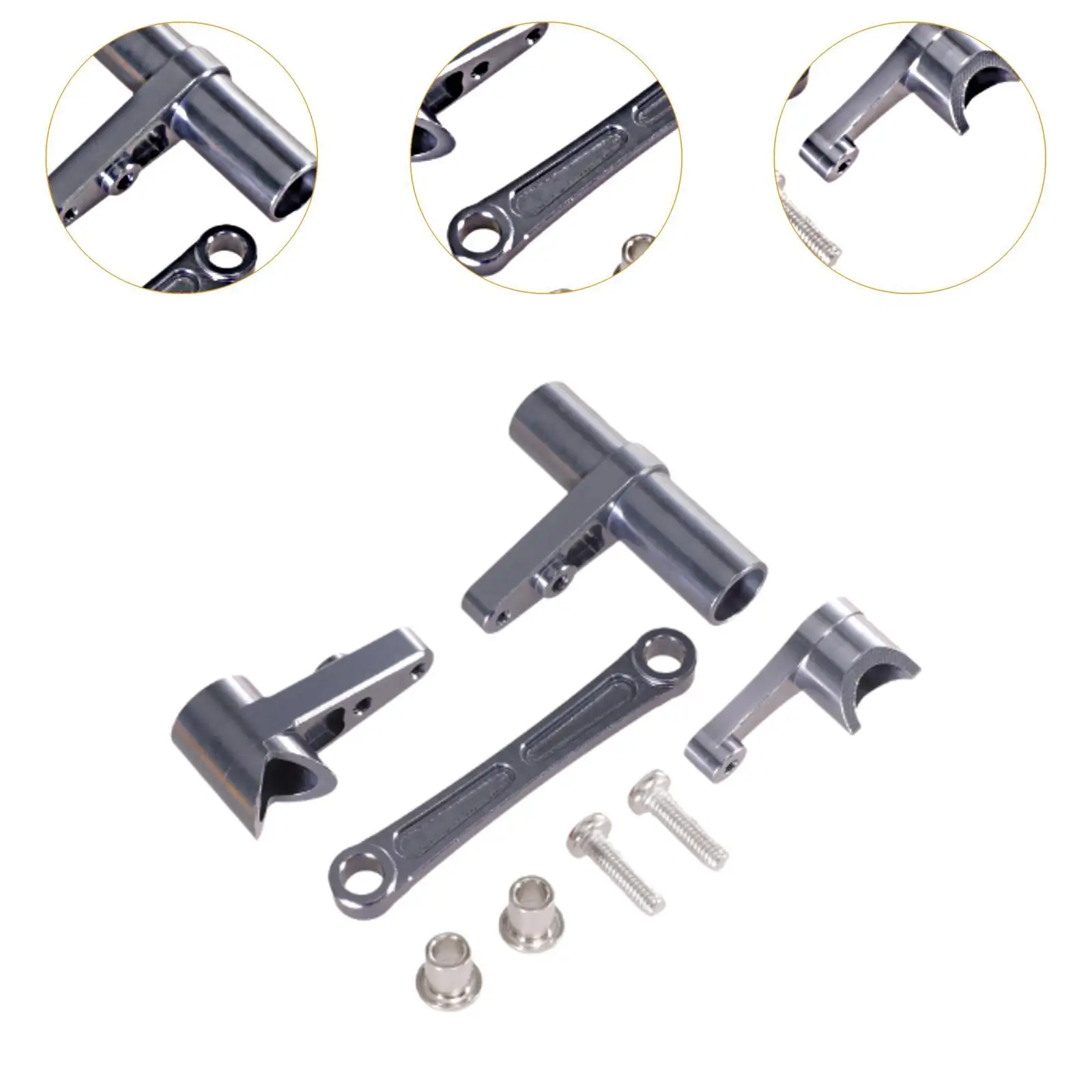RC Car Steering Assembly Kit RC Vehicle Parts RC Car Spare Parts