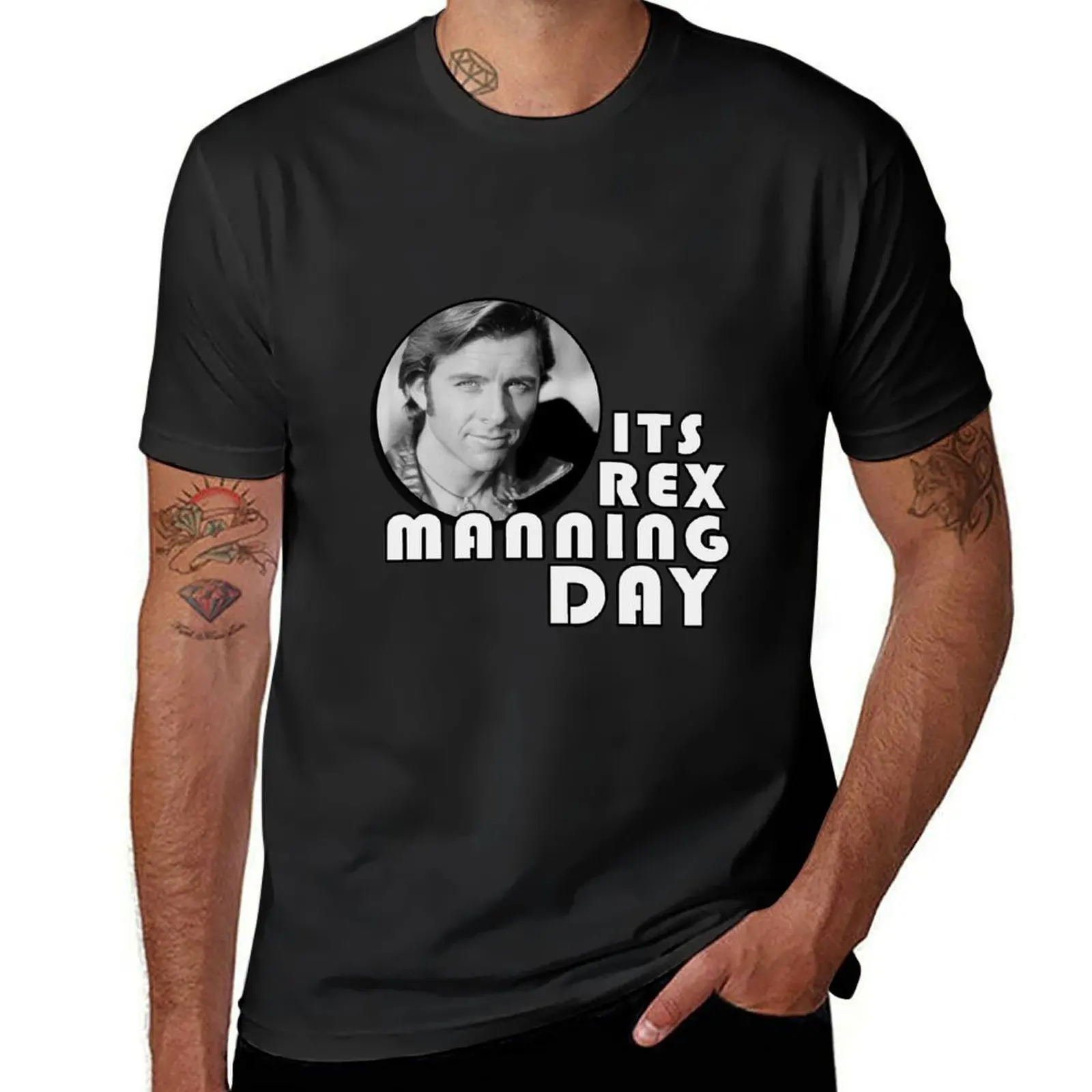 Rex Manning Day T-Shirt plus sizes quick drying vintage kawaii clothes Men's t shirts