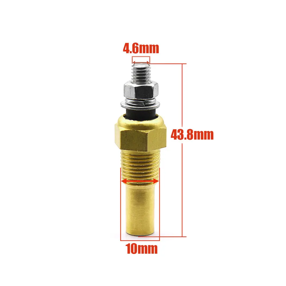 اكسسوارات السيارات سيارة 1/8 NPT مستشعر درجة حرارة زيت الماء الرقمي المرسل محرك مبرد المياه 10 مللي متر وحدة قياس استشعار درجة الحرارة