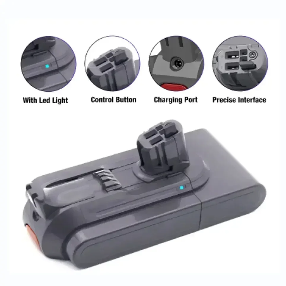 

25.2V Battery for Vacuum Cleaner,For Dyson V11 upgrade,4800mAH 6800mAh 7800mAH,9800mAH for Vacuum Cleaner For Dyson