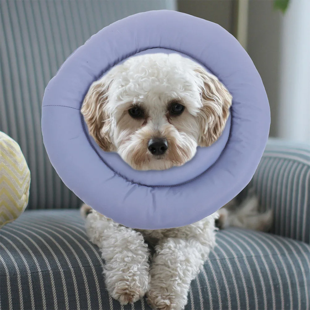 

Dog Soft Cone Collar Waterproof Adjustable Pet Recovery Cone for Dogs Cats Post Surgery Thin Cloth Small Dog Cat Cones